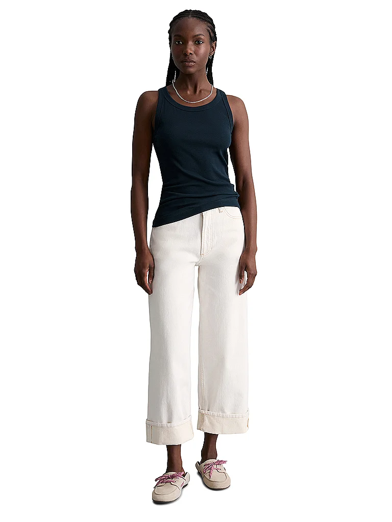 Marc O'polo Denim Jeans Wide Leg Weiss | 27/L32